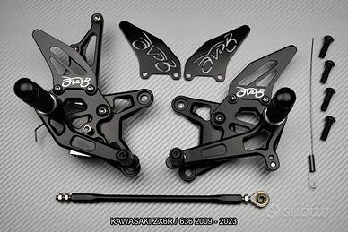 Pedane arretrate KAWASAKI ZX6R 600 636 2009 - 2023