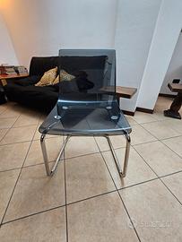 sedia design trasparente