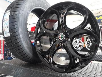 Cerchi 18 alfa stelvio con gomme termiche nuovi