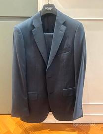 Abito Boggi Blu Principe di Galles lana 120’s T46