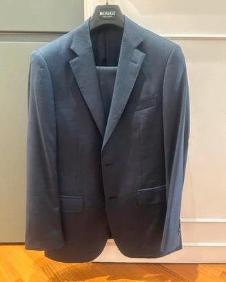Abito Boggi Blu Principe di Galles lana 120’s T46