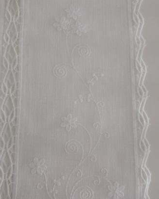Tendine a Vetro Ricamate Pizzo Bianco 🌸