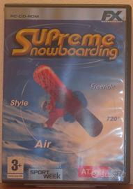 Supreme snowboarding