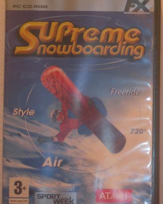 Supreme snowboarding