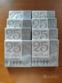 Tovaglioli di carta anniversari