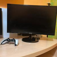 Samsung Monitor Led Curvo da 24" HDMI, Nero