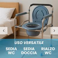 SEDIA  WC  MULTIFUNZIONE 4 in 1 rialzo WC 