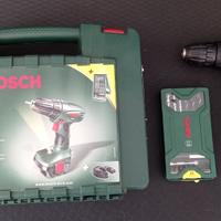 Trapano avvitatore Bosch con punte