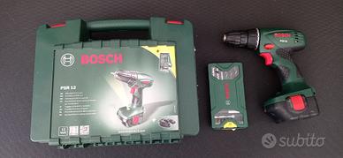 Trapano avvitatore Bosch con punte