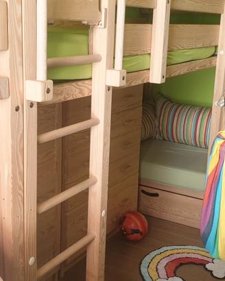 Cameretta a soppalco Woodland originale