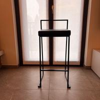 Dodo black sgabello Tomasucci