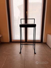 Dodo black sgabello Tomasucci