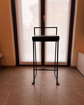 Dodo black sgabello Tomasucci