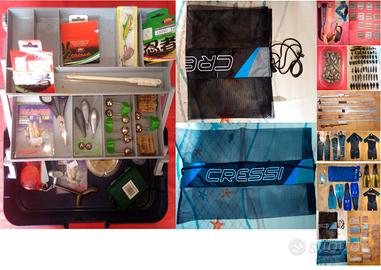 Sacca a rete Cressi e altro per il mare