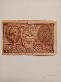 Banconota 5 lire