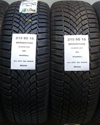 4 GOMME 215 60 16 BRIDGESTONE BR2299