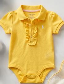 Body Polo Ralph Lauren Neonata Giallo