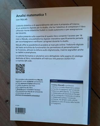 ANALISI MATEMATICA 1 Cristina Marcelli