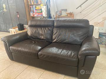 Divano 3 posti vera pelle