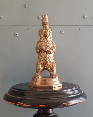 Lampada Scultura in bronzo 