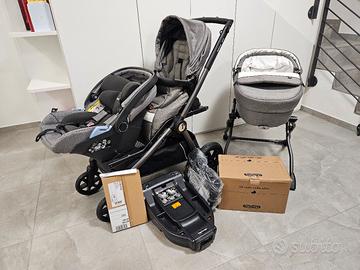 PASSEGGINO GEMELLARE +NAVIC. +OVETTO+ISOFIX PEG