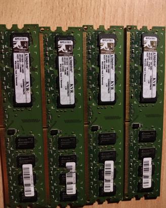 RAM ddr2 Kingston 800mhz 1.8V (2gbx4)