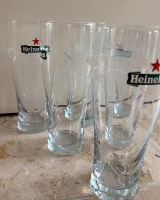 Nr6 bicchieri Heineken 0,5 l
