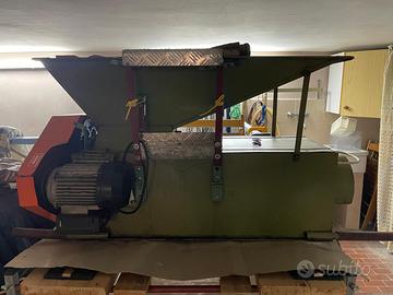 Pigiadiraspatrice elettrica per uva con pompa