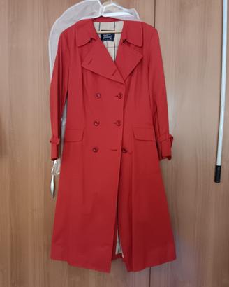 Impermeabile Burberry’s (rosso corallo)