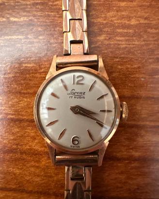 Orologio Lorenz in oro anni 50