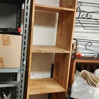 Scaffale legno massello rovere