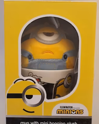 Minions tazza + pelouche nuovo con scatola