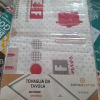 Tovaglia da 12 persone no stiro 