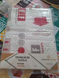 Tovaglia da 12 persone no stiro 