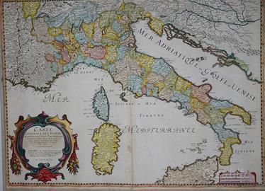 Carta geografica dell'Italia