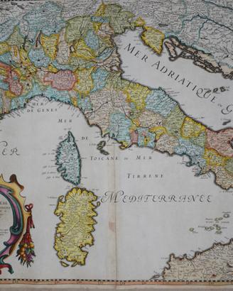 Carta geografica dell'Italia