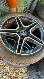 Set 4 ruote complete con cerchi originali Mercedes