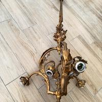 Lampadario barocco in bronzo