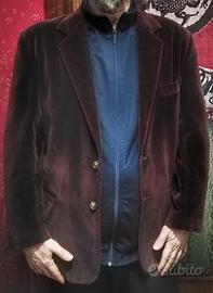 Giacca blazer  in velluto liscio boneville
