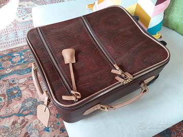 Trolley Etro bagaglio mano borsone valigia vintage