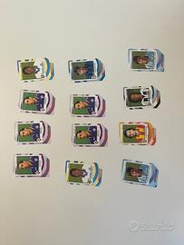 12 Schede Telefoniche Telecom - Collezione Panini