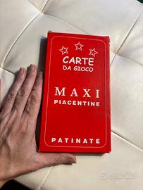carte da gioco maxi piacentine giganti nuove