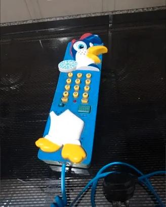 Telefono fisso vintage pinguino