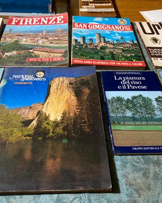 Collezione opuscoli e libri x viaggi e turismo