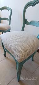 COPPIA DI SEDIE SCHABBY 