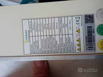 Inverter Growatt Min 3000TL-XE