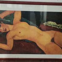 Poster Schiele e Modigliani con cornice in legno