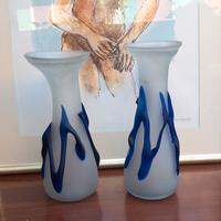 Coppia Vasi Art-dèco Francesi.