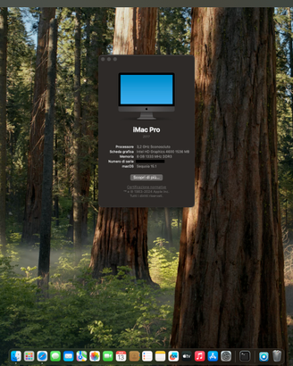 Hackintosh Apple iMac Pro MacOs Sequoia Desktop