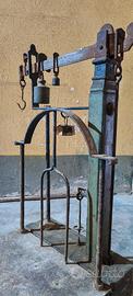 Bilancia industriale a bascula vintage originale